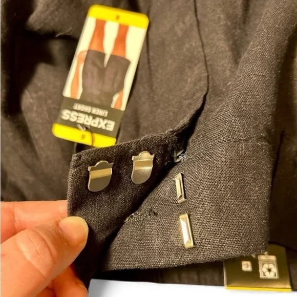 🖤 Express Linen Shorts | Size 8 | High-Rise + Breezy Chic - Picture 10 of 11